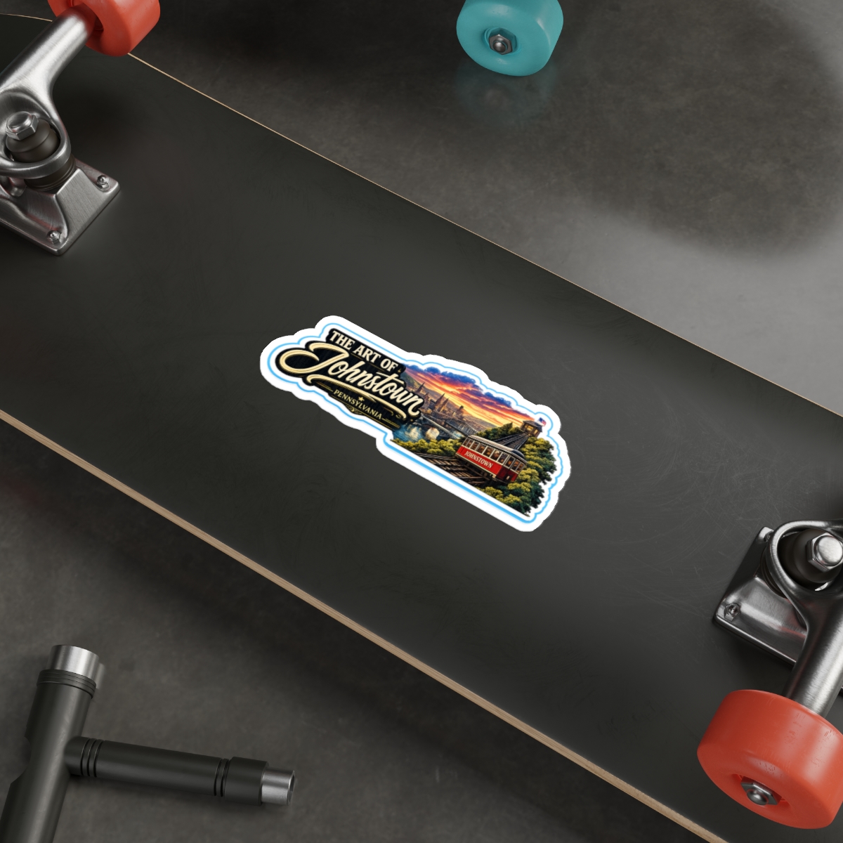 Wide Beauty - The Art Of Johnstown - Die-Cut Sticker - Image 3