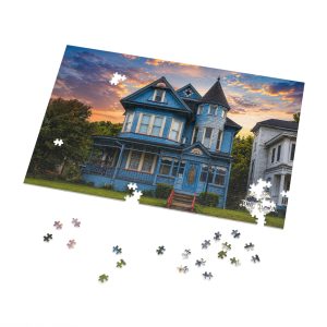 Painted Lady of Johnstown - The Art of Johnstown - 1000 piece Jigsaw Puzzle with Tin