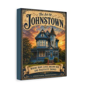 Painted Lady ~ The Art Of Johnstown - HOPE, DREAMS, POSITIVITY ~ Stretched Canvas