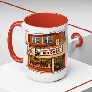 Coney Island HOT DOGS - Johnstown PA - Accent Coffee Mug (11, 15oz)