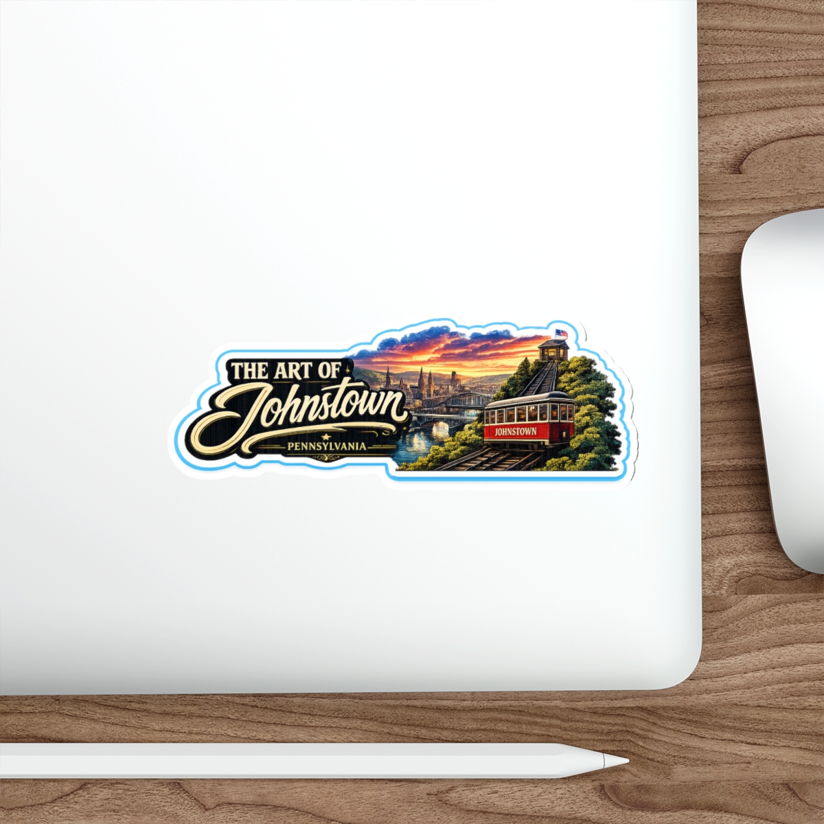 Wide Beauty - The Art Of Johnstown - Die-Cut Sticker - Image 2